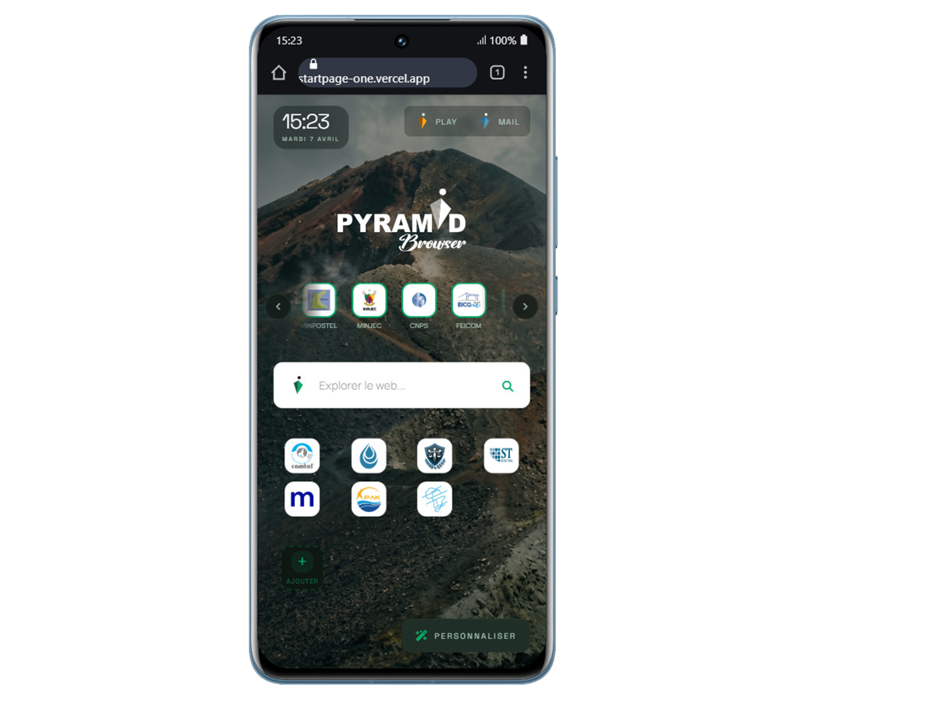 Pyramid Browser Mobile